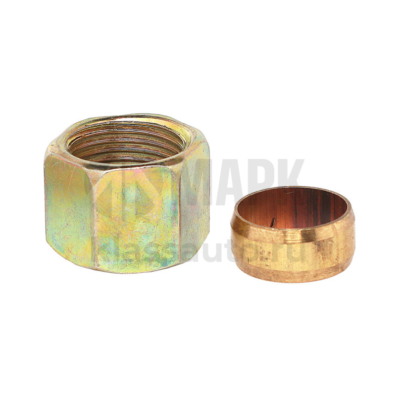 Р/к трубки медной ф16 (гайка+муфта)