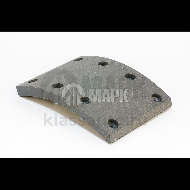 Накладка тормозная (сверленая расточеная) 
