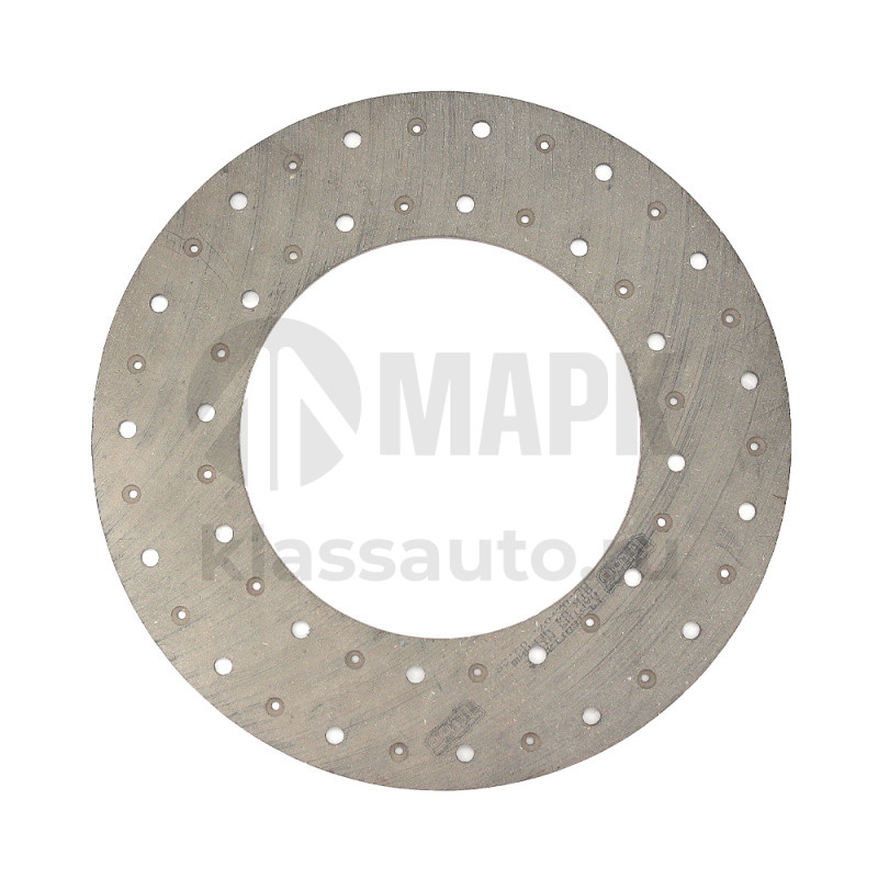 Накладка сцепления сверлёная (БЕЗАЗБЕСТОВАЯ) БзАТИ