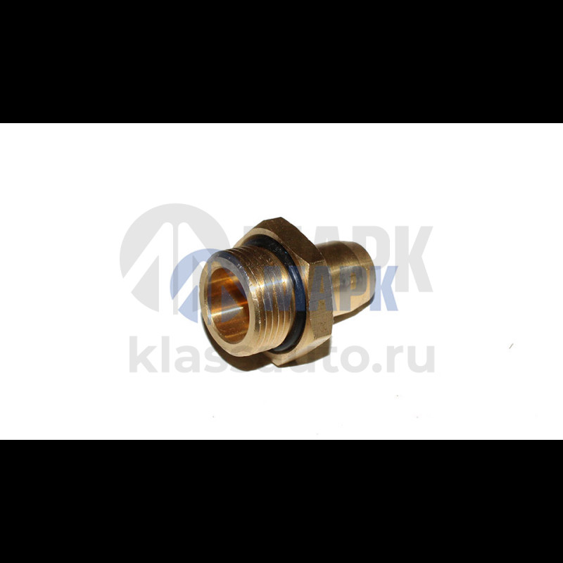 Фитинг прямой (штуцер) НАРУЖНЯЯ РЕЗЬБА М22хТ8 (латунь) (TrailerParts)