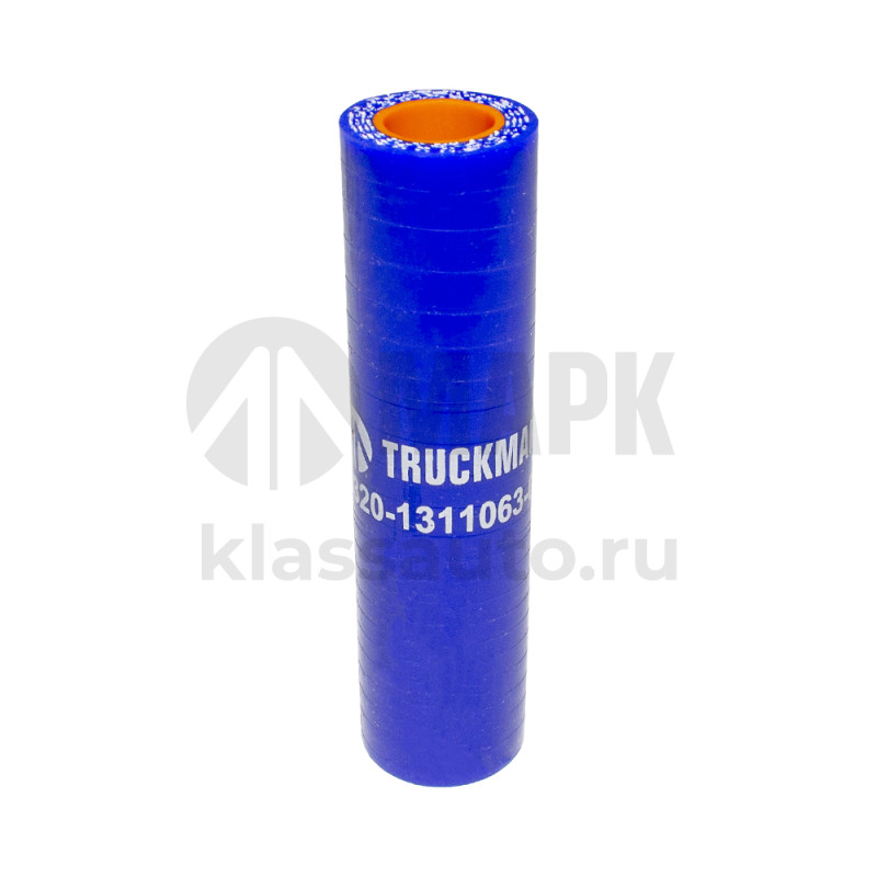 Патрубок расширительного бачка (силикон) синий (Ф12x85) (TRUCKMARK)