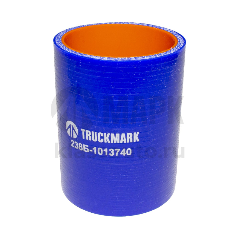 Патрубок соединительный теплообменника (силикон) синий (Ф55х80) (TRUCKMARK)