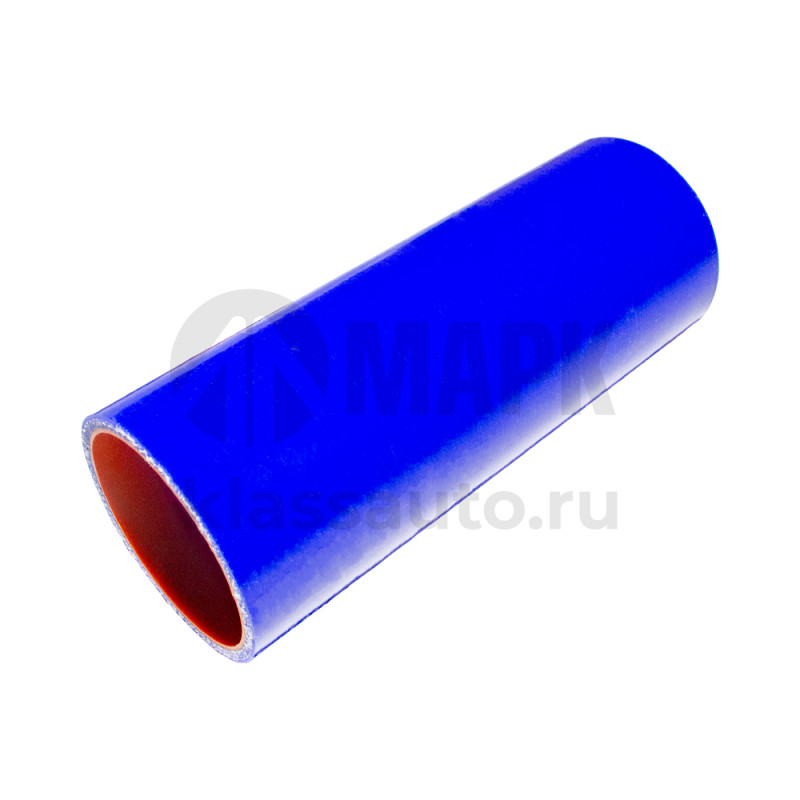 Патрубок радиатора нижний (силикон) синий (Ф60x180) (TRUCKMARK)