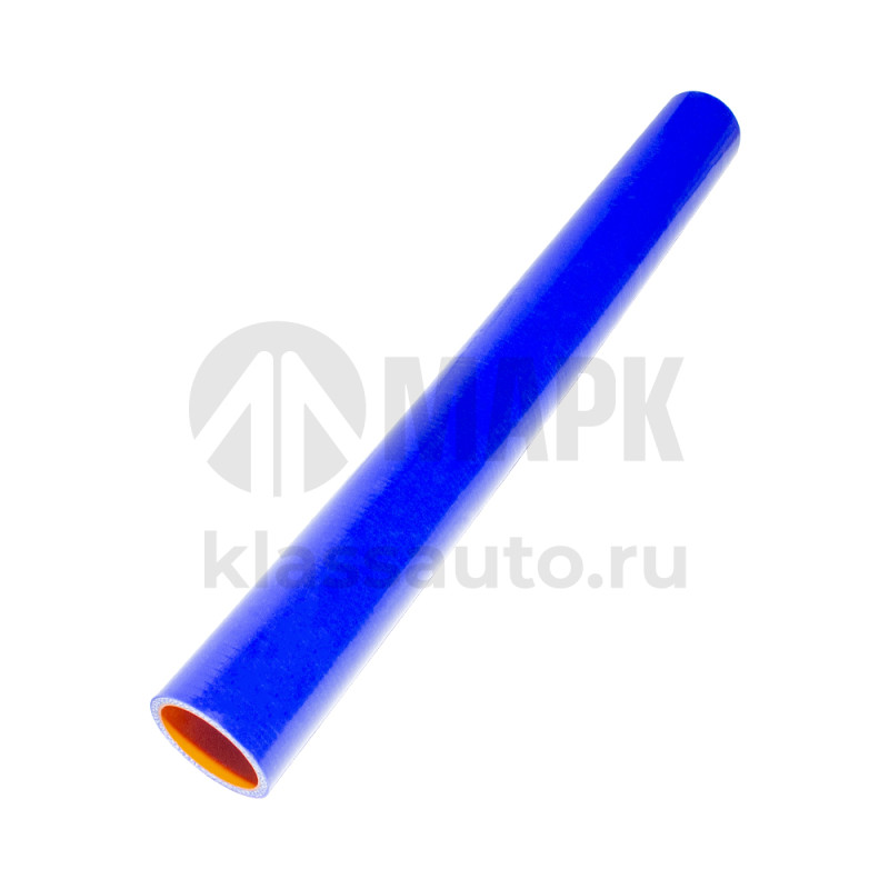 Патрубок радиатора верхний (силикон) синий (Ф42х470) (TRUCKMARK)