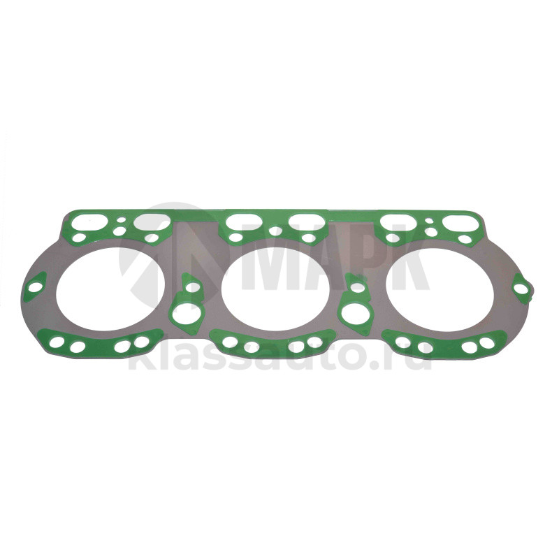 Прокладка ГБЦ 236Д метал+силикон ЗЕЛЕНАЯ