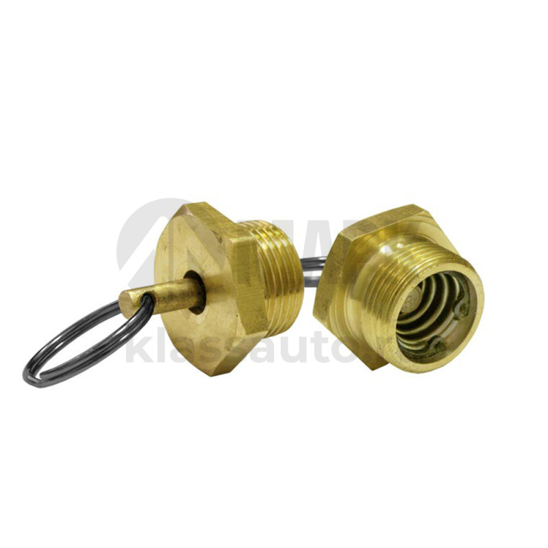 Кран слива конденсата (сталь) М22х1.5 (1148)